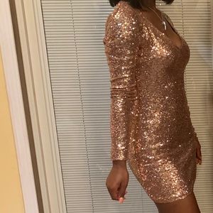 Sequin homecoming dress